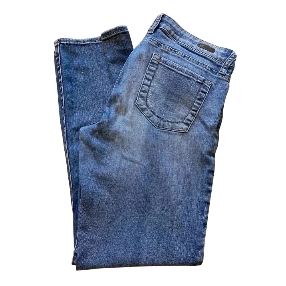 Kut From The Kloth Distressed Denim Blue Jeans Size 10